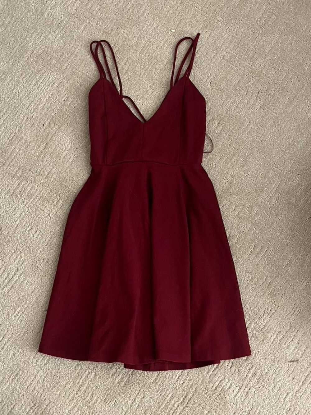 Windsor Maroon Mini dress